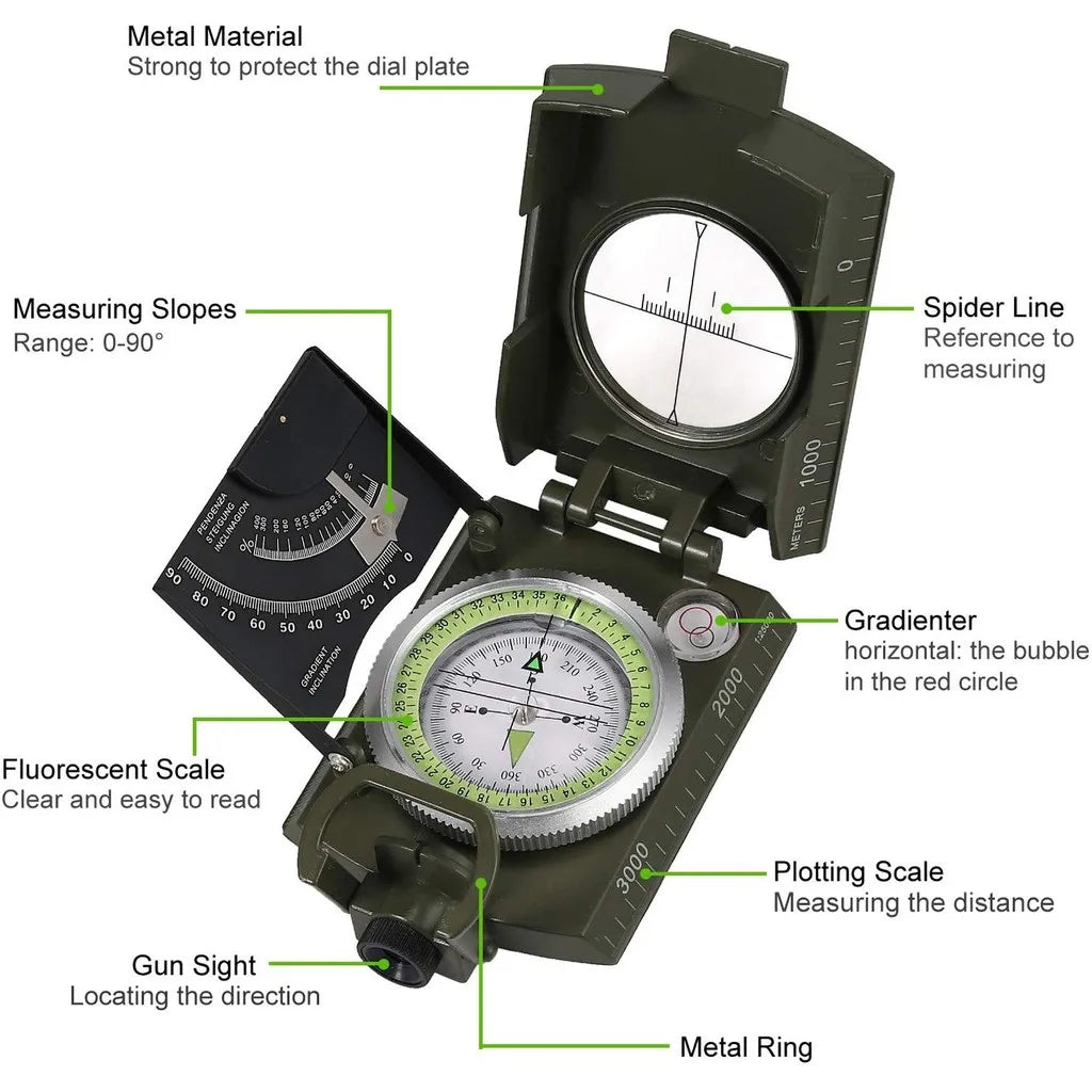 CIVIC SHIELD Inc Survival Compass